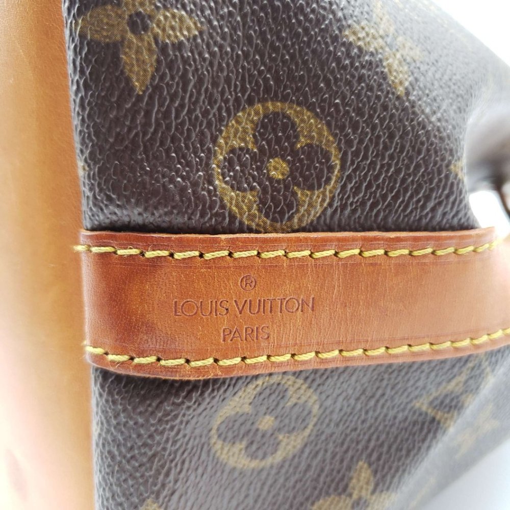 100% AUTHENTIC LOUIS VUITTON MONOGRAM PETIT NOE DRAWSTRING BAG #0450 - Picture 11 of 16